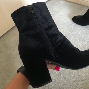 American Eagle Outfitters Shoes - Black Suede High Ankle Booties American Eagle Outfitters Shoes - Black Suede High Ankle Booties